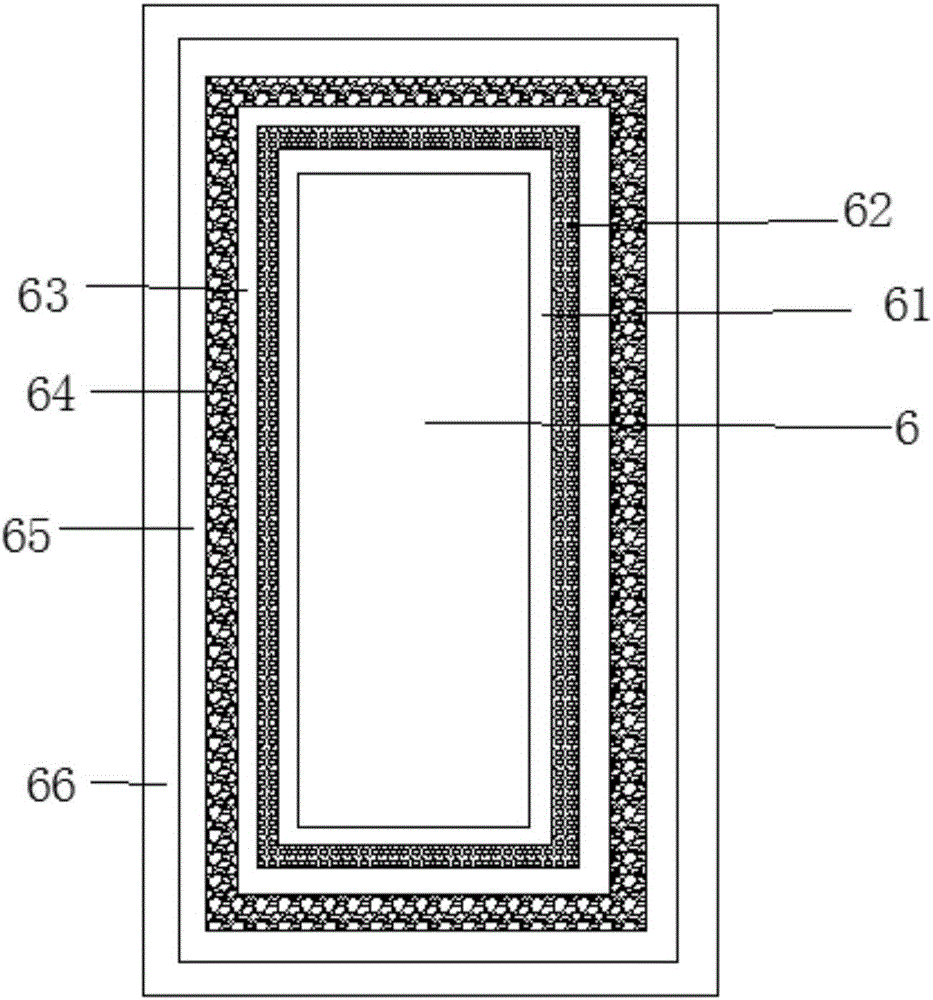 Underground pipe with long service life and good drainage properties and used for saline-alkali land