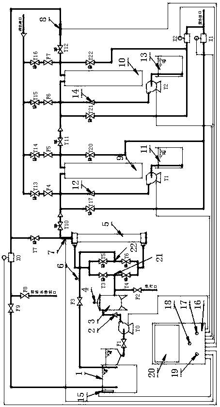 Electrophoretic paint bath liquid computer automatic maintenance system