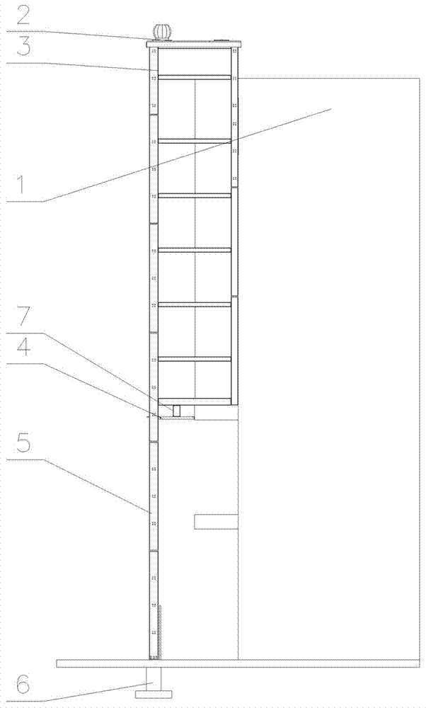 Elevator for duplex high-rise structure and outdoor hoistway of elevator