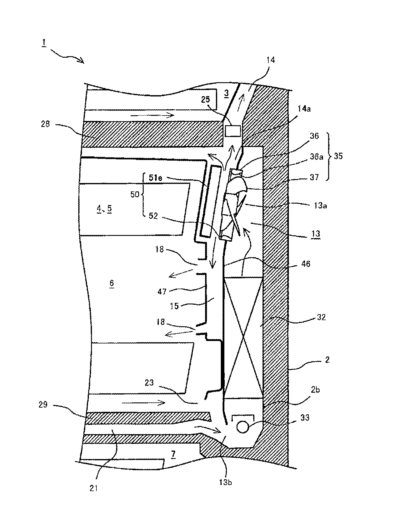 Shielding device and refrigerator comprising same