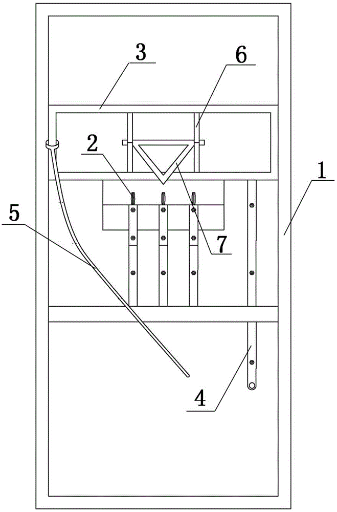 Anti-misoperation device of low voltage measuring cabinet