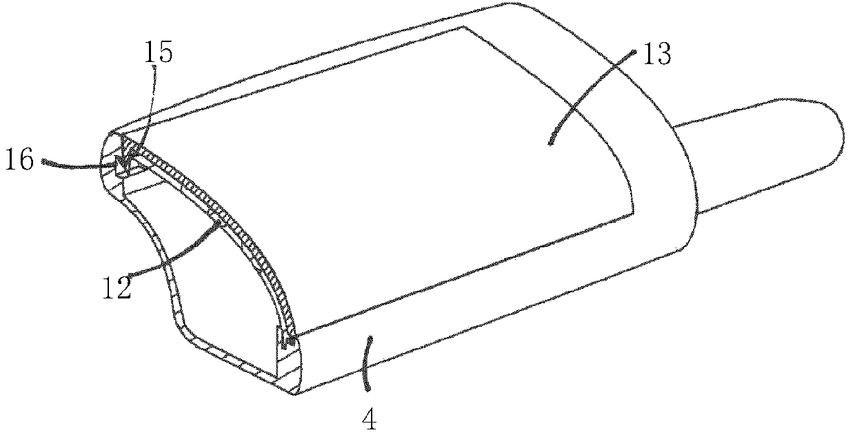 Display element for displaying information on the push handle