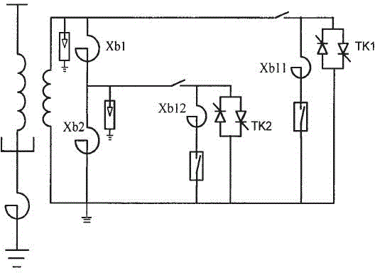 Ultrahigh-voltage power distribution power-frequency overvoltage suppression method