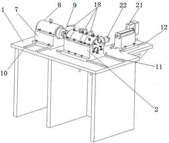 Device for testing thermal stability of aviation rolling bearing