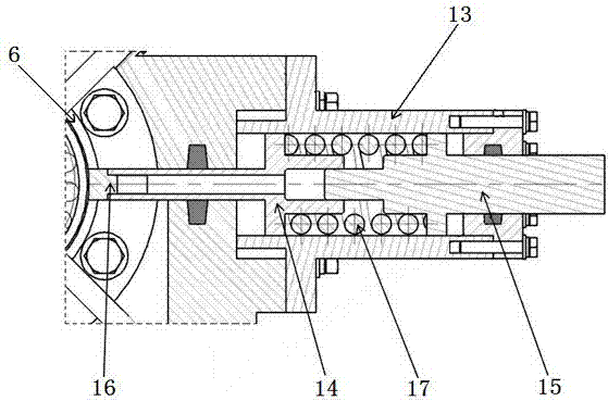 Device for testing thermal stability of aviation rolling bearing