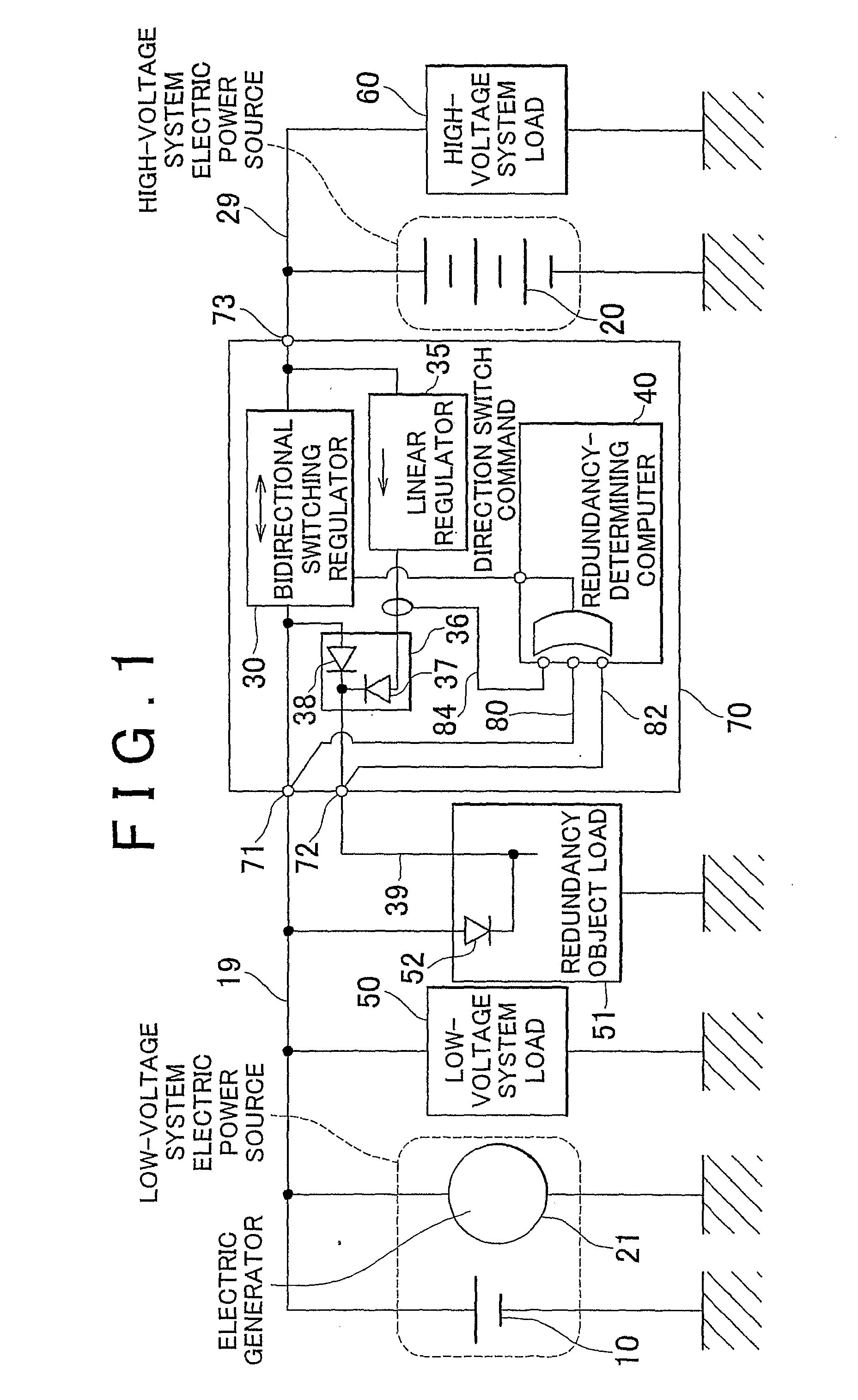 Electric power source system and method for the same