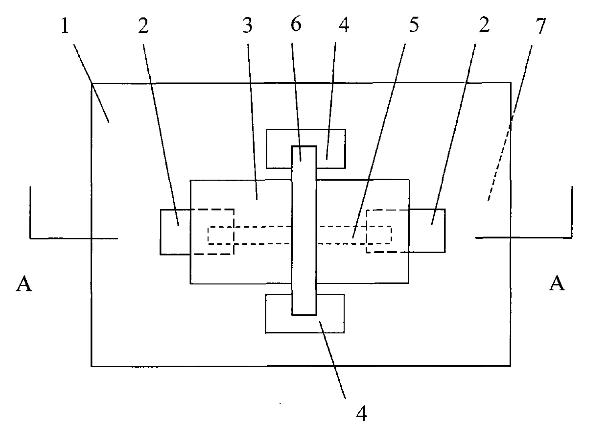 Capacitance touch screen and method for preparing the same