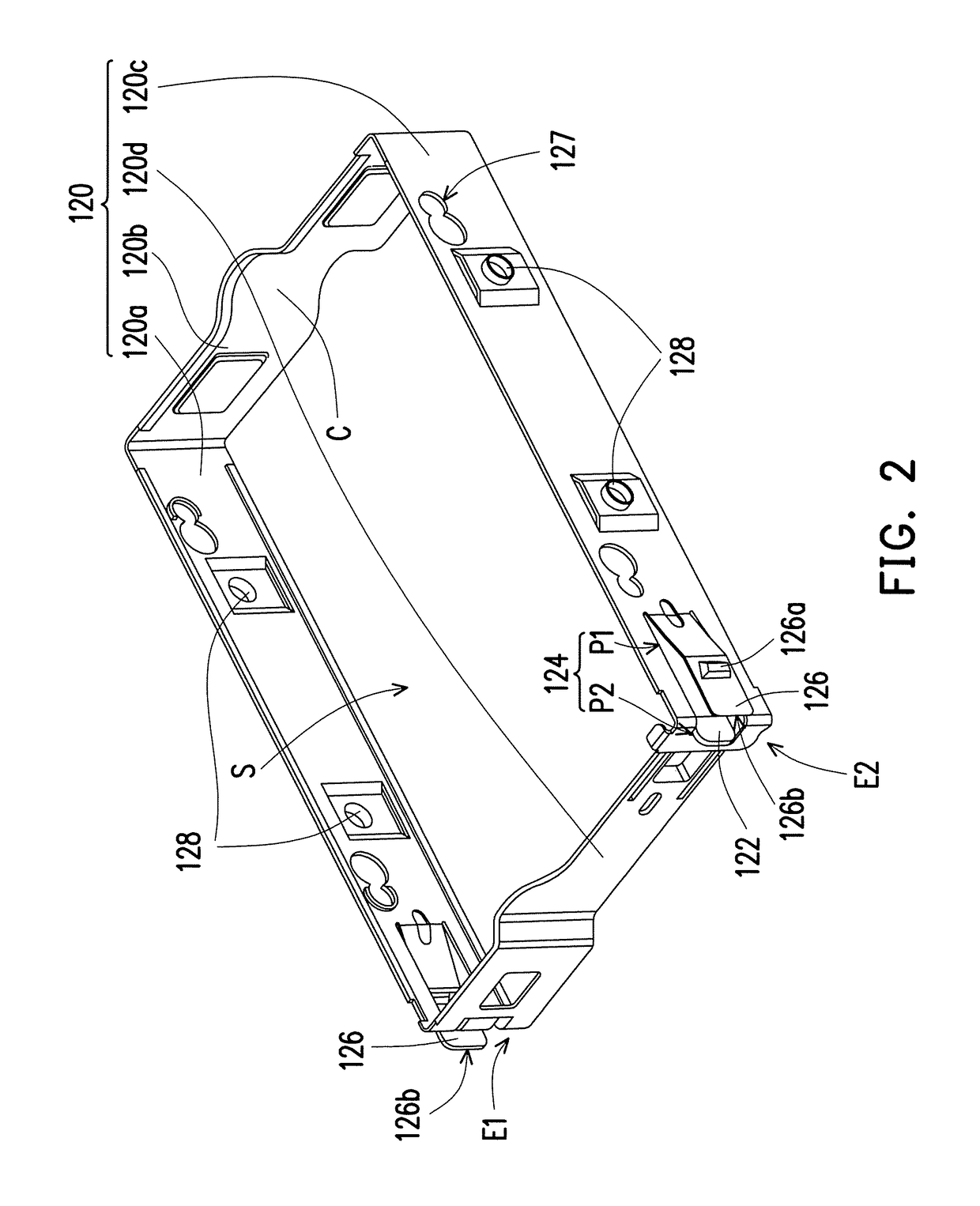 Holding structure and mounting structure