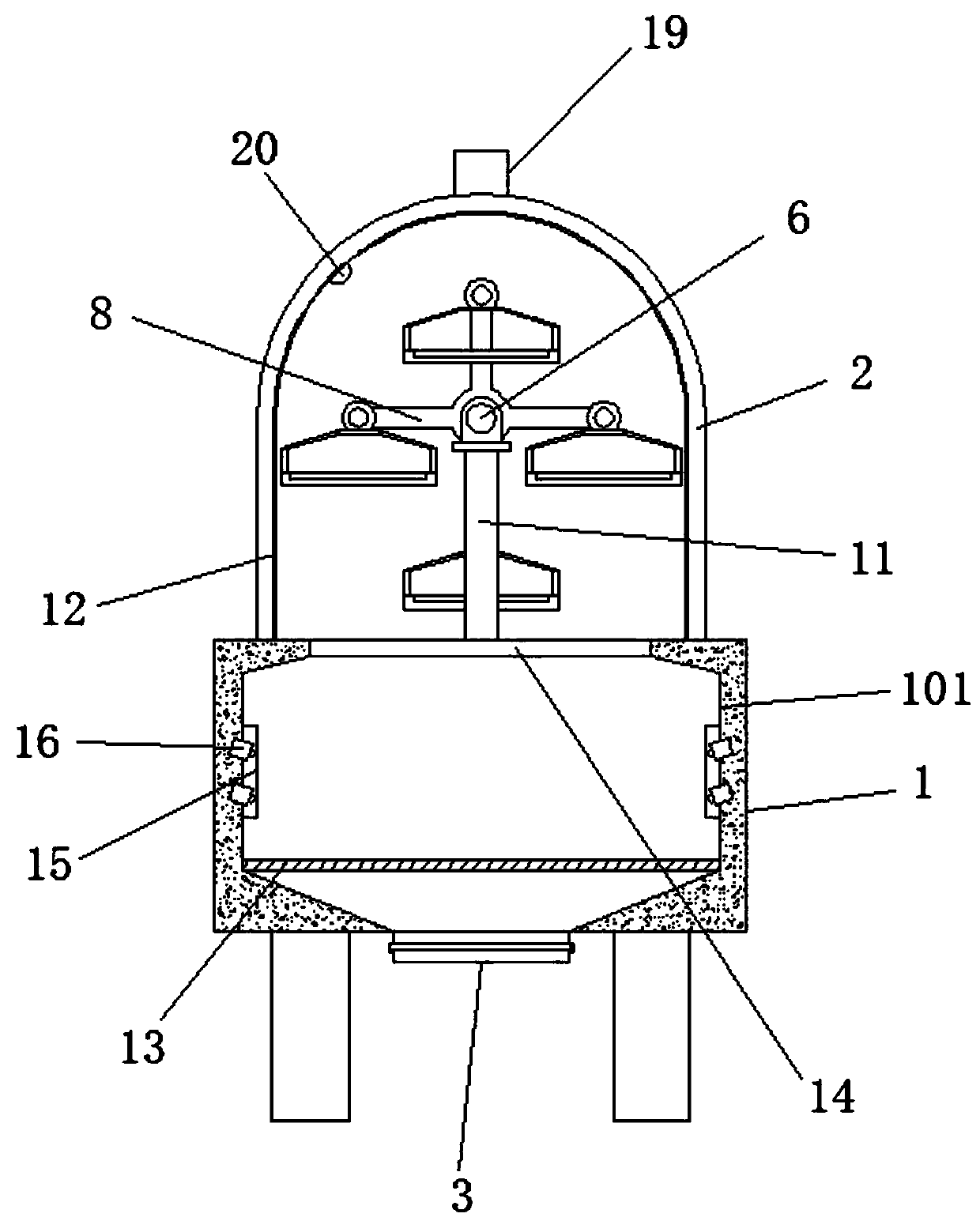 Efficient and energy-saving coal gangue brick firing system