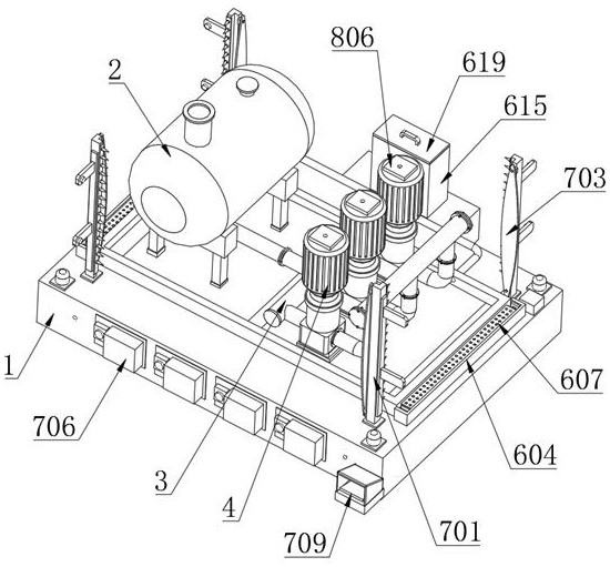 Intelligent pressure regulating pump station