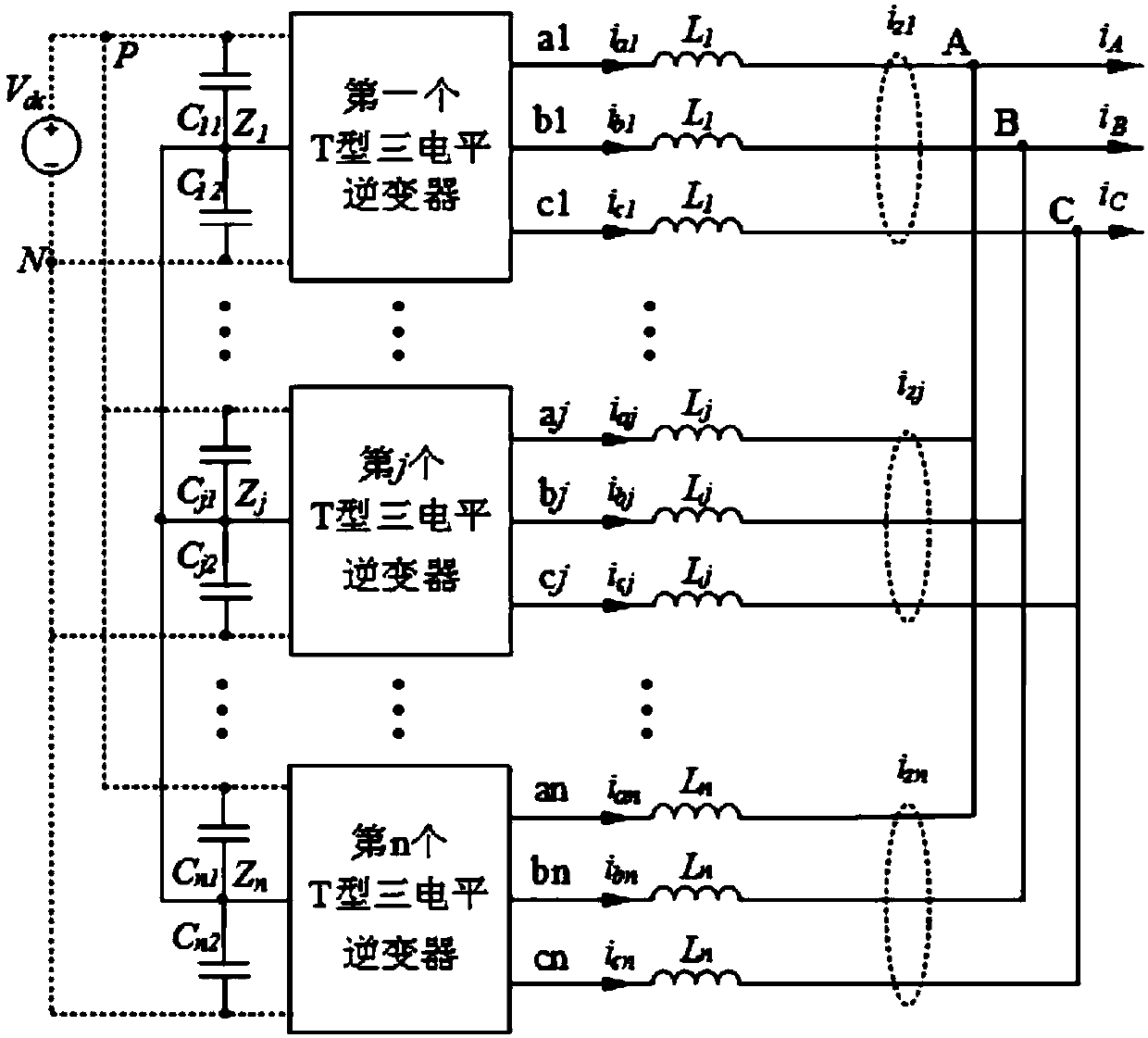 A parallel control method for multiple T-type three-level inverters using shepwm