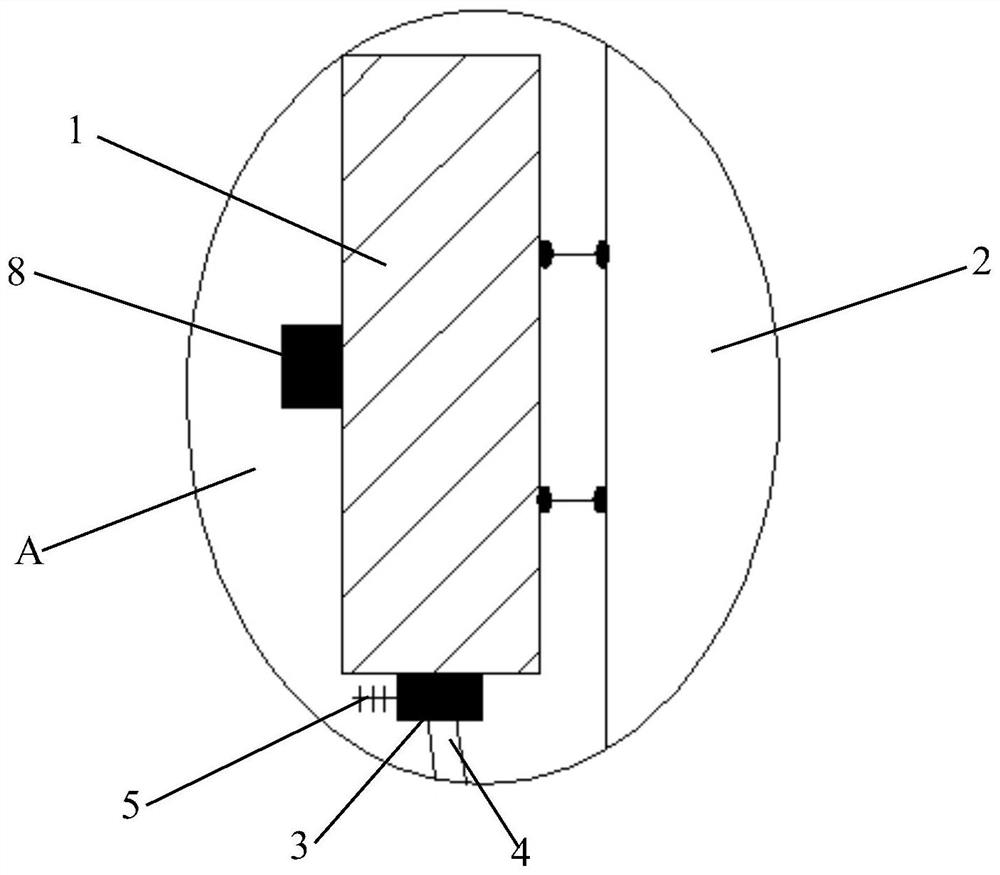 Integrated active heat dissipation device used for undercarriage shock absorber