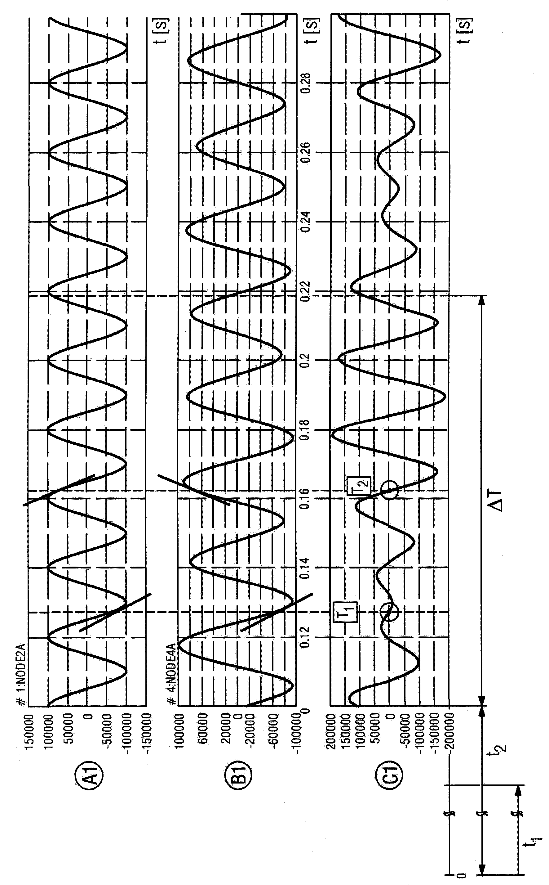 Method for determining a switching time of an electrical switching device