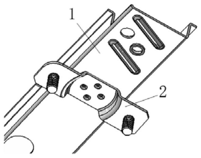 Tool for detecting connection strength of guide rail of automobile glass lifter