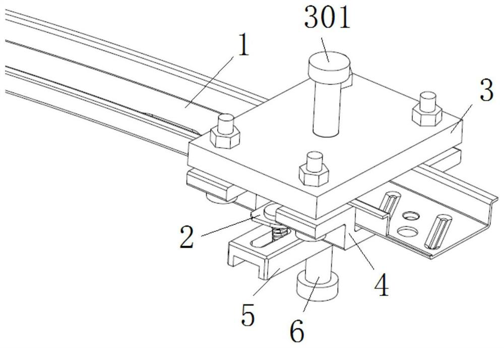 Tool for detecting connection strength of guide rail of automobile glass lifter