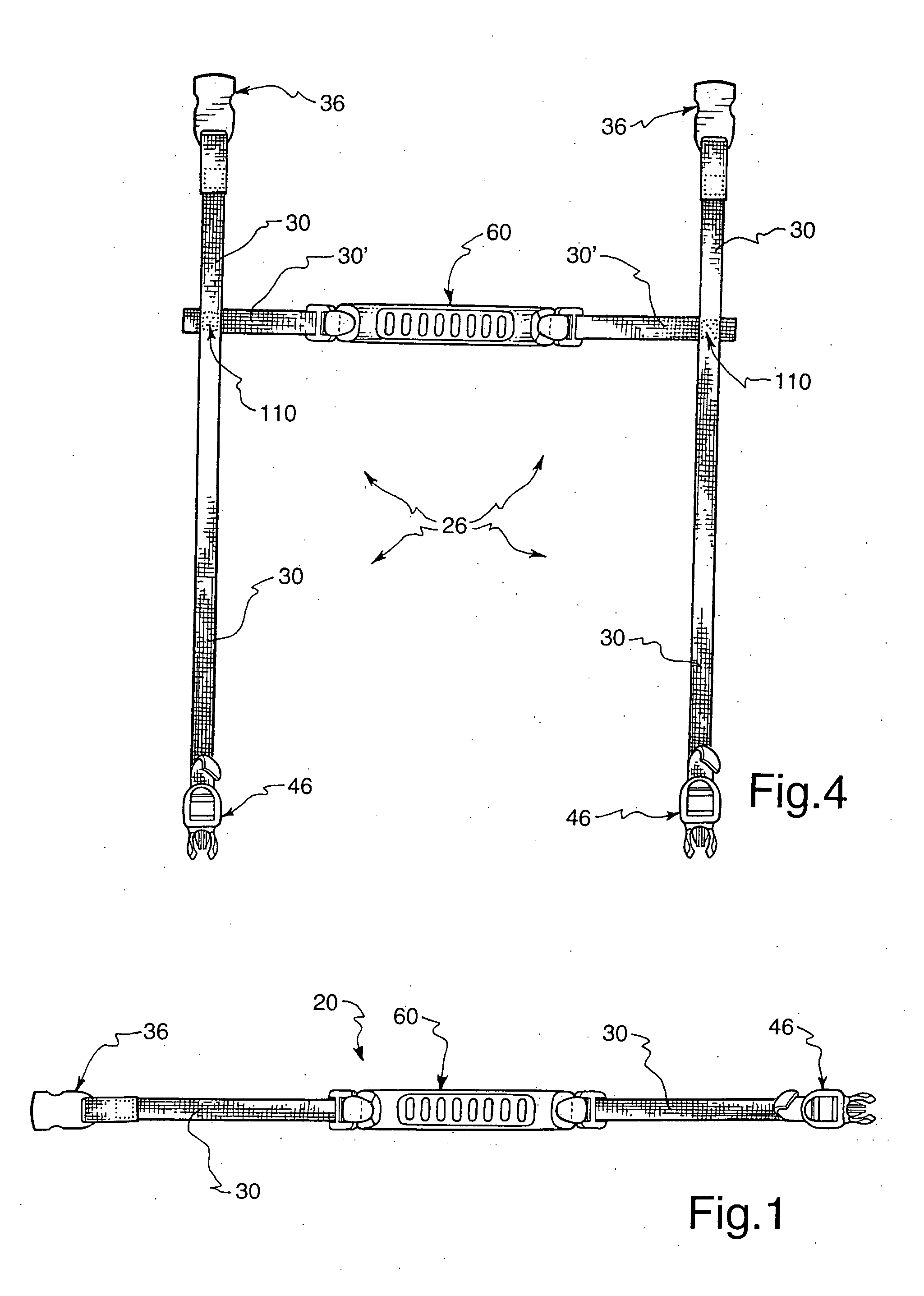 Reusable, adjustable carriers for toting awkward handle-less items and related methods