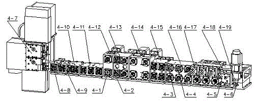 Multi-workpiece processing drilling, tapping, milling and boring compound CNC machine tool