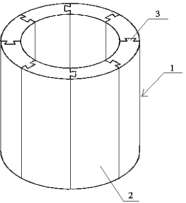 Radial magnet ring and production method thereof