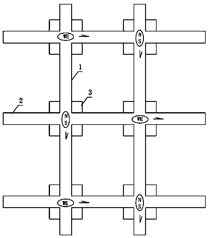 Urban rail bus three-dimensional transportation system