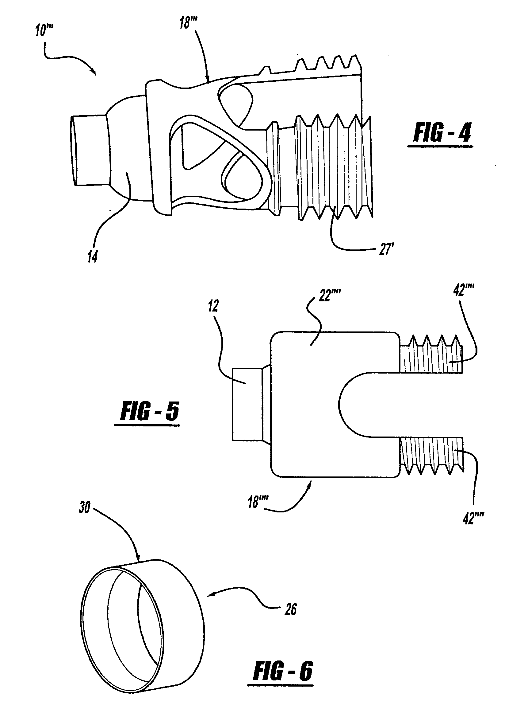 Screw and rod fixation assembly and device