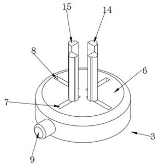 Limiting device used for thin-wall die casting