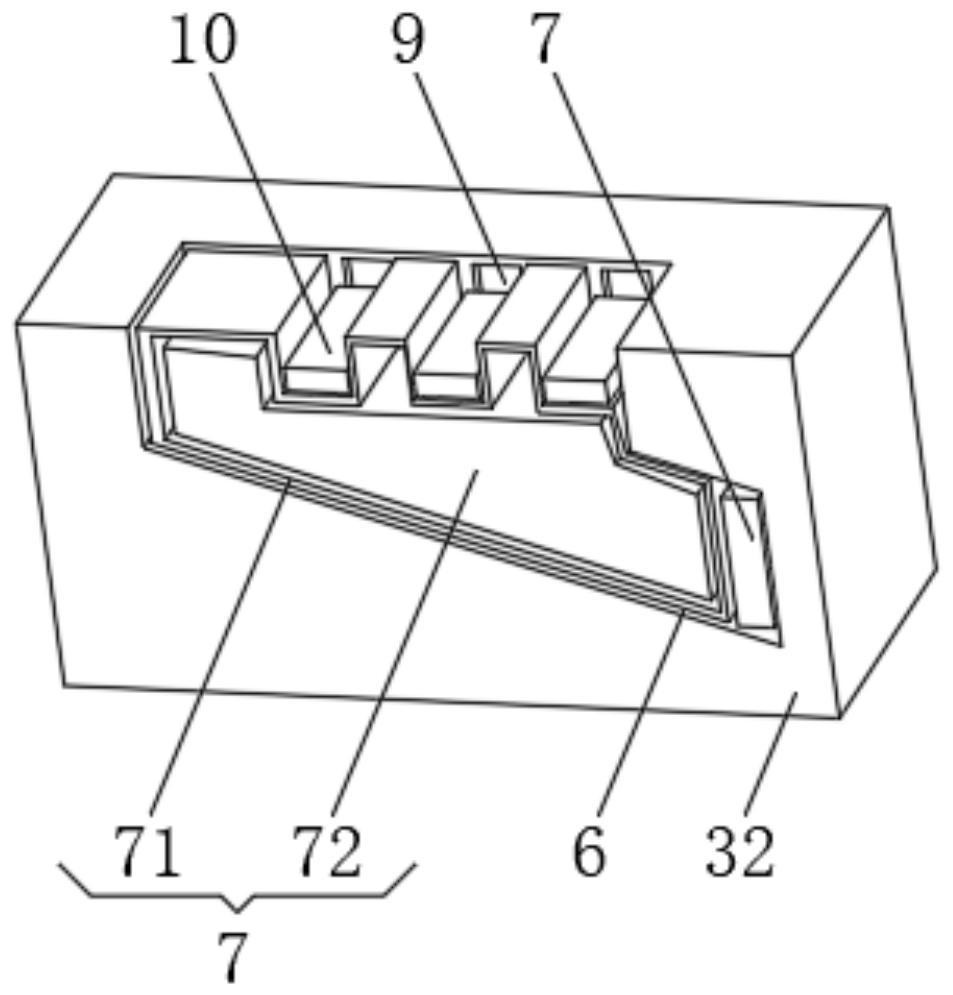 Gluing device and gluing method for building decoration