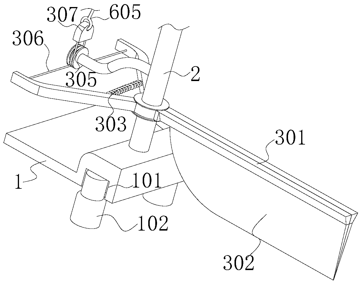 Collecting device for scientific research and analysis of large-scale cattle and sheep breeding excrement