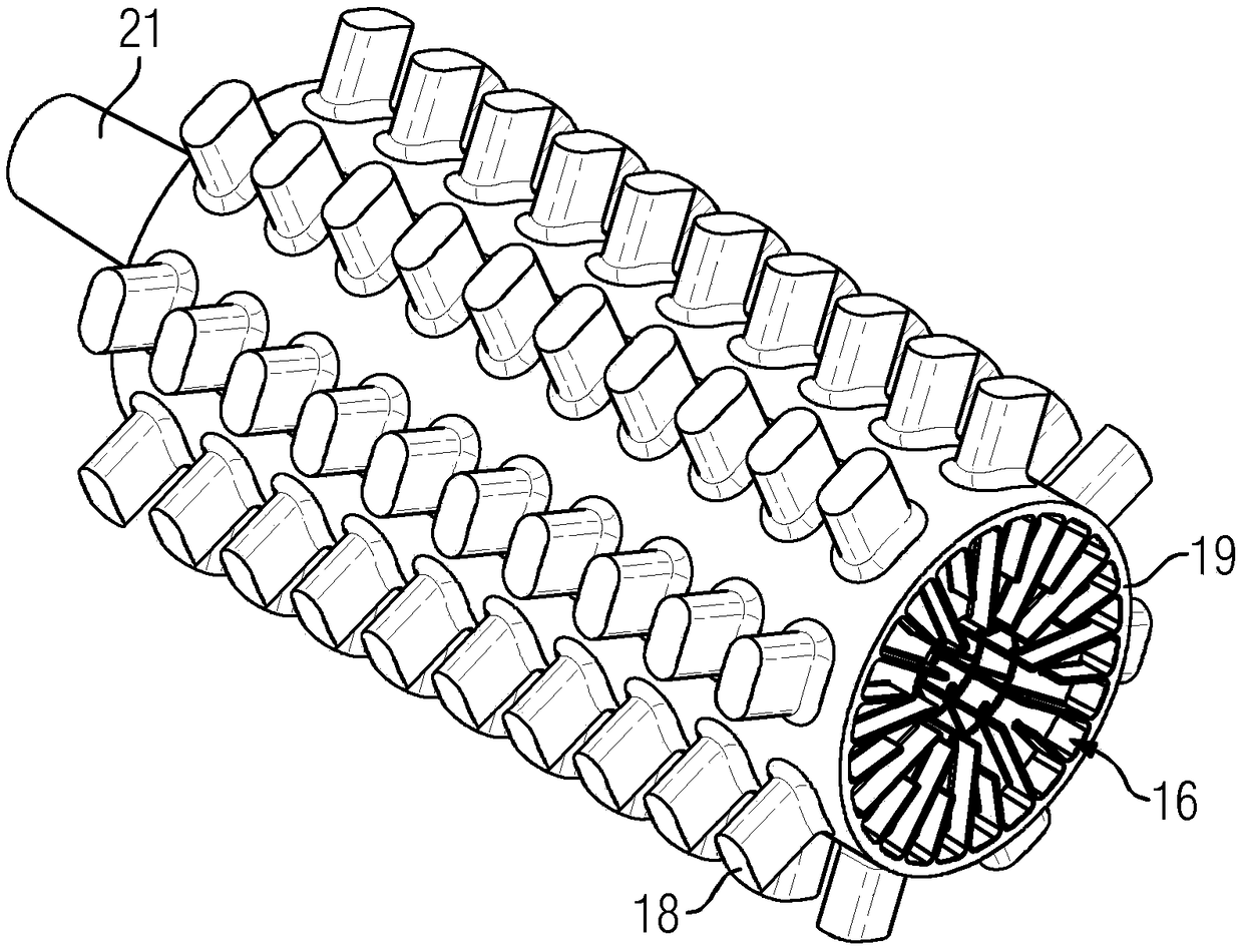 Dynamoelectric machine having a thermosiphon