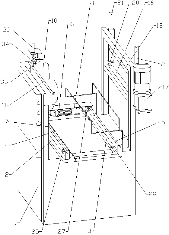 Sewing device for binding handles of package bags