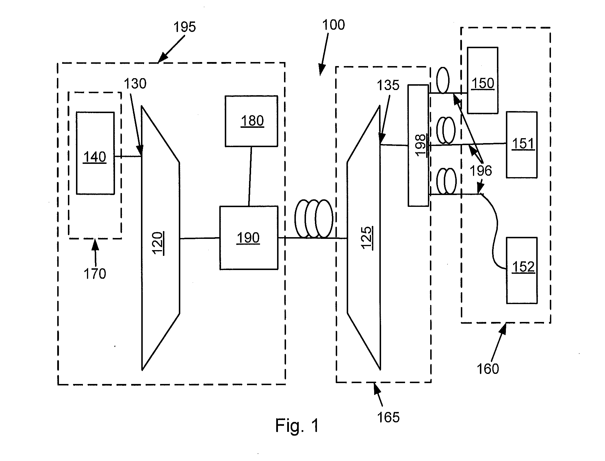 Method and arrangement for receiving an optical input signal and transmitting an optical output signal