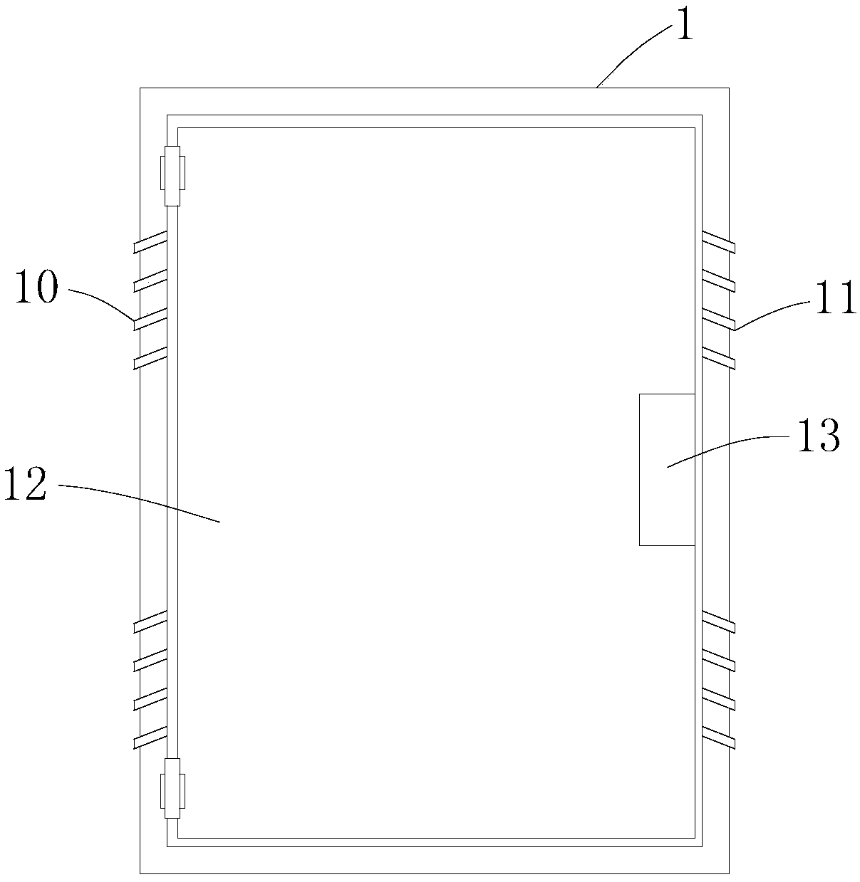 Ventilation and heat dissipation structure of high voltage switch cabinets