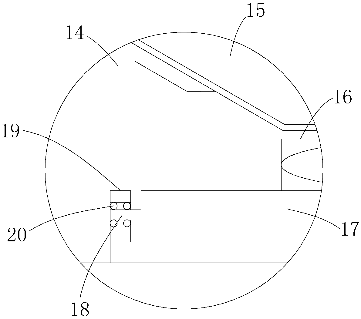 Ventilation and heat dissipation structure of high voltage switch cabinets