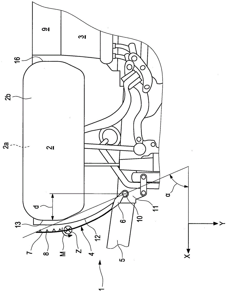 Device for targeted guiding of a wheel and adjusted wheel rim therefore