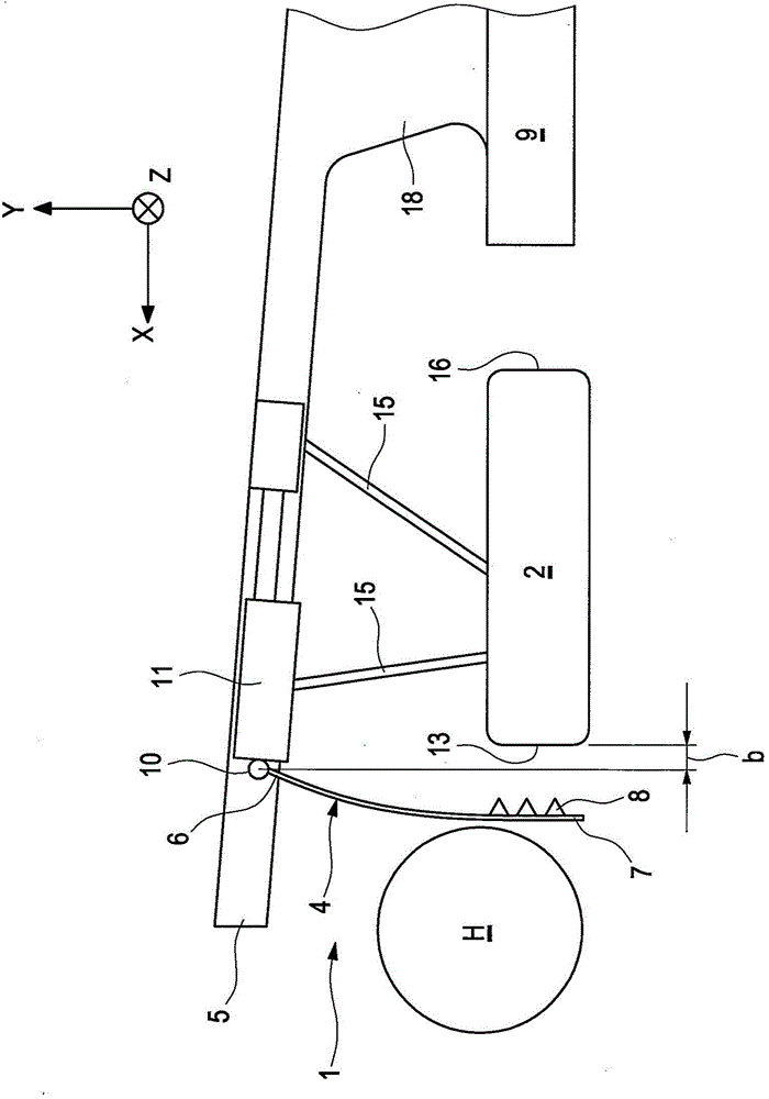 Device for targeted guiding of a wheel and adjusted wheel rim therefore