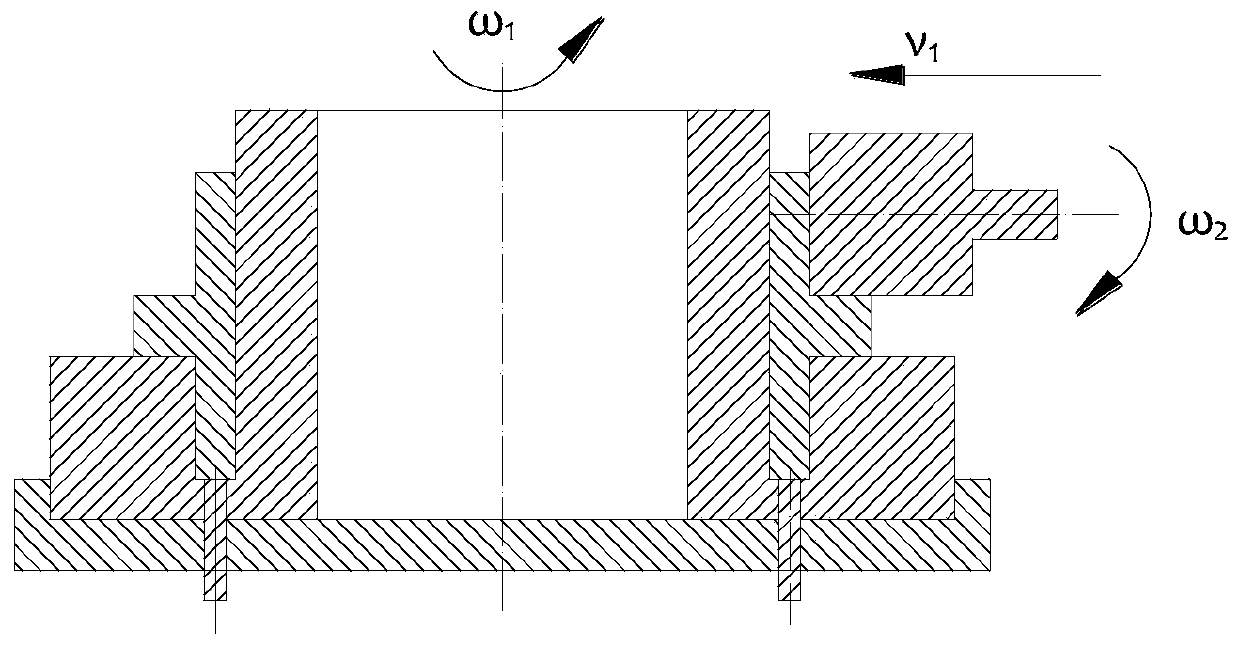 Constrained rolling forming method for large thin-walled outer T-shaped annular members