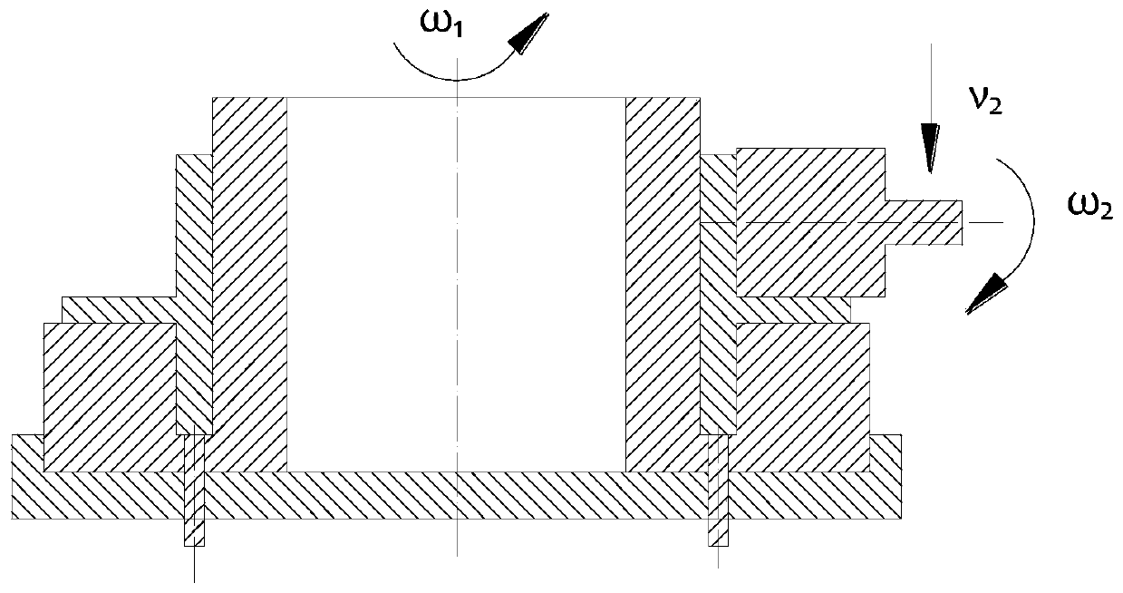 Constrained rolling forming method for large thin-walled outer T-shaped annular members