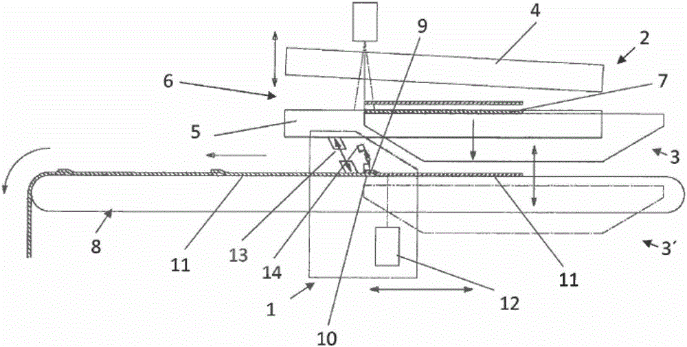 Splicing device for splicing cord materials