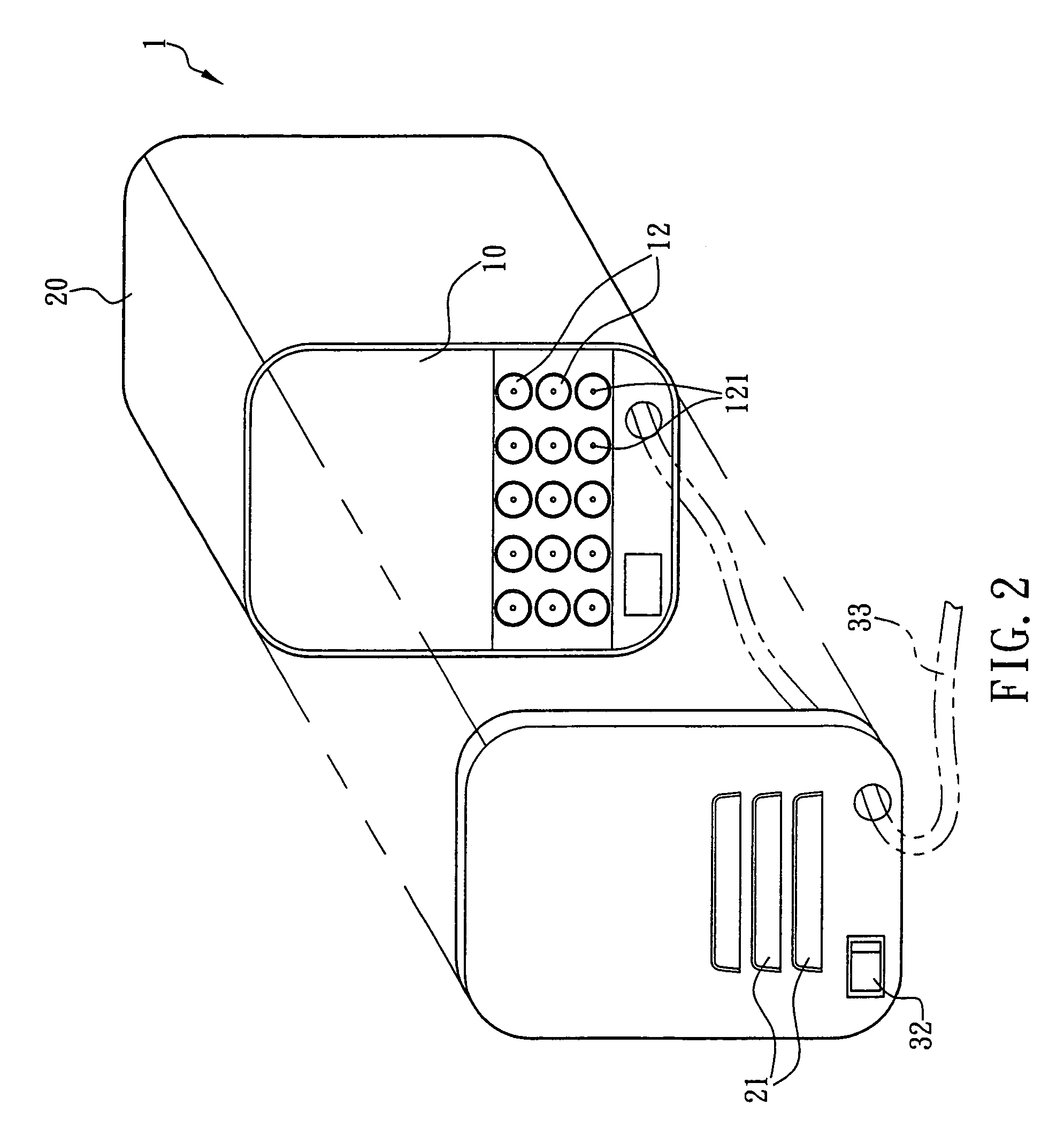 Water-repellent motor assembly for rotisserie and casing thereof