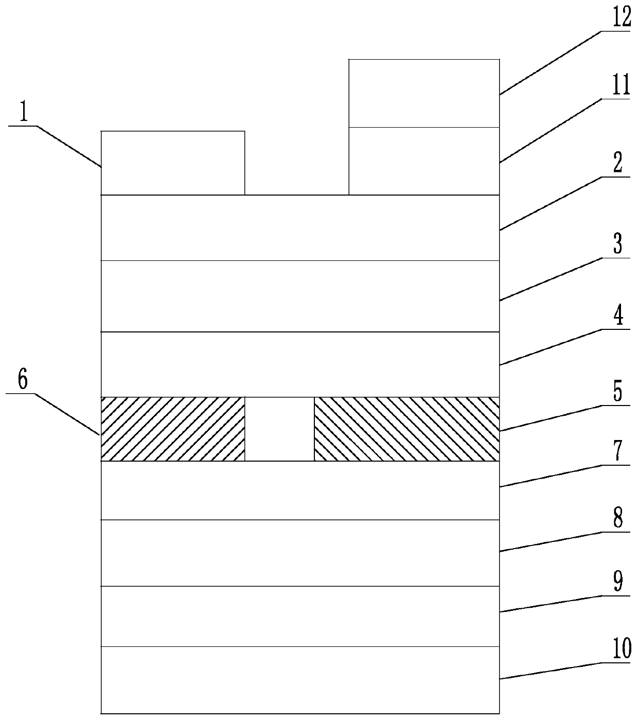 Holographic hot stamping feature recognition anti-counterfeiting mark and preparation method thereof