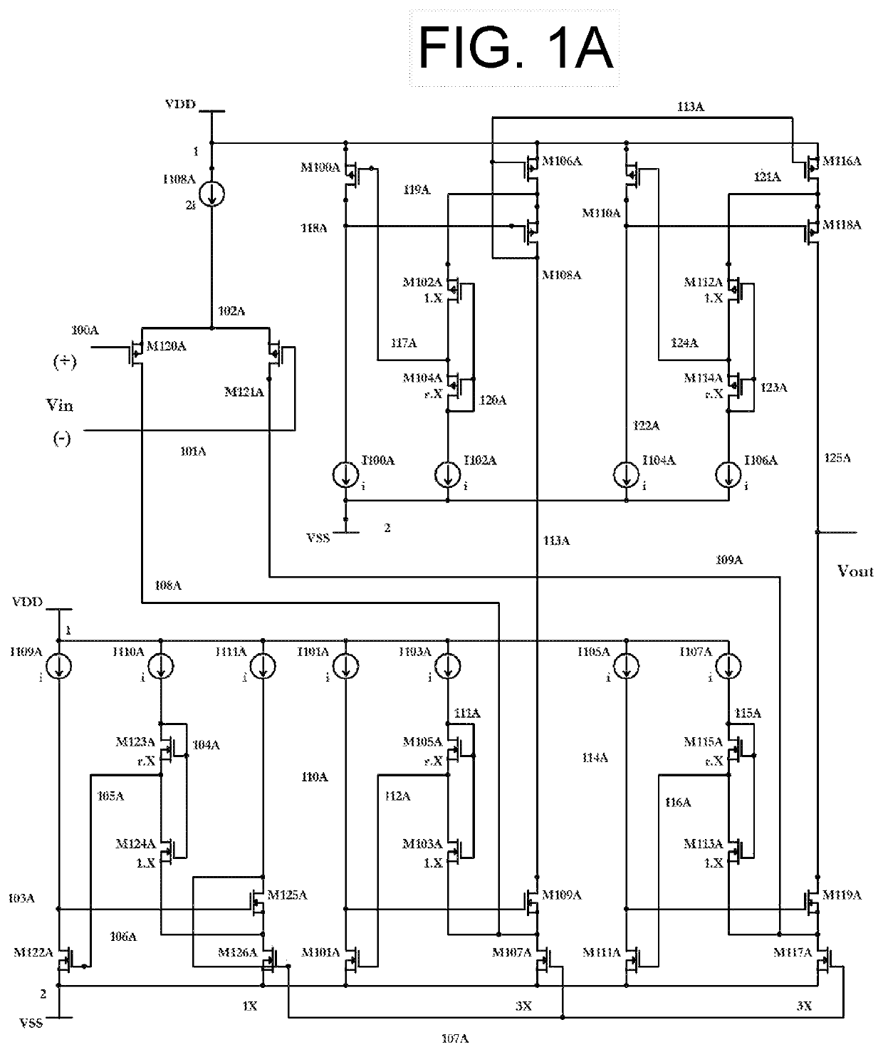 Method of equalizing currents in transistors and floating current source