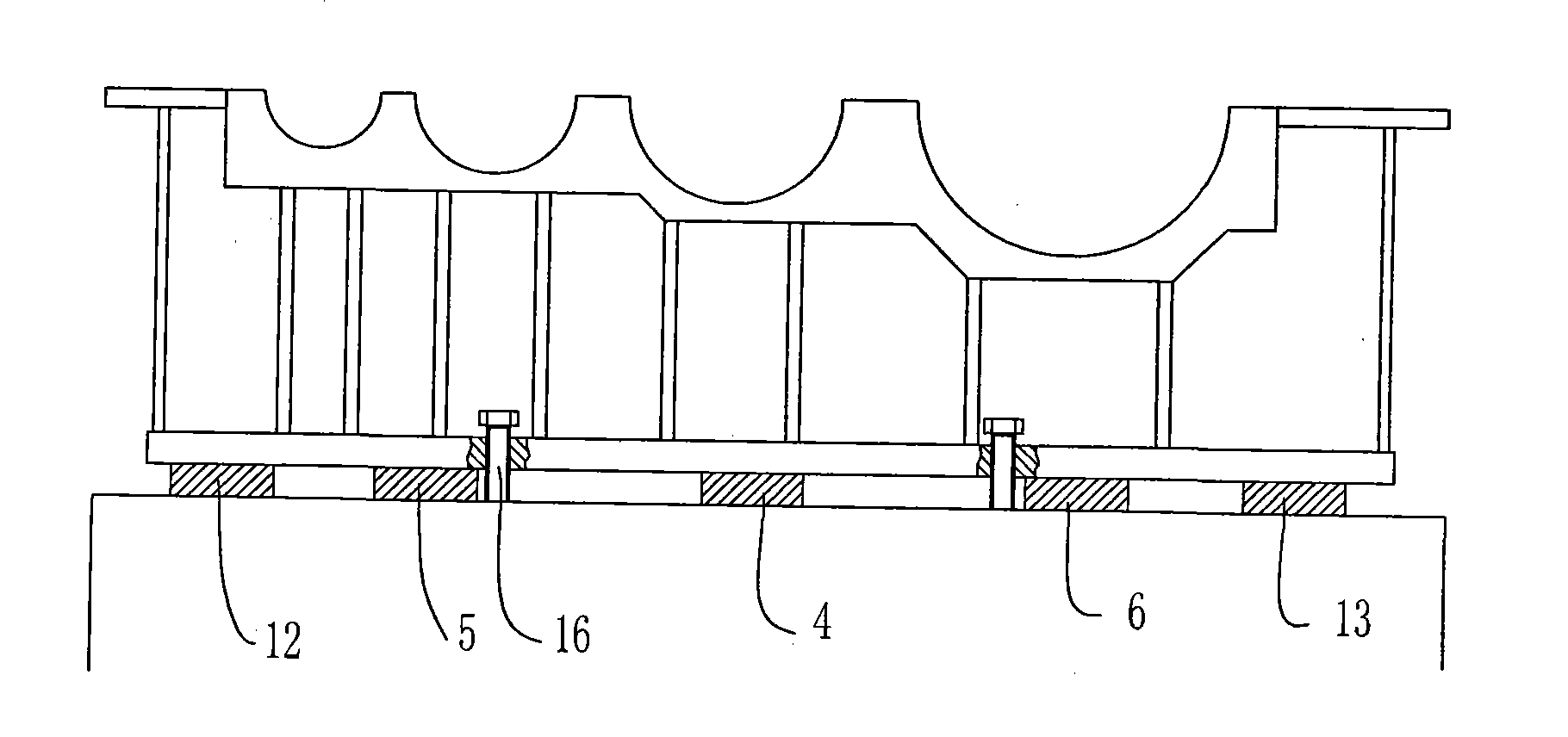 Reference unifying installation process of large flexible gearbox