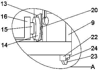 Turnover device for sofa production