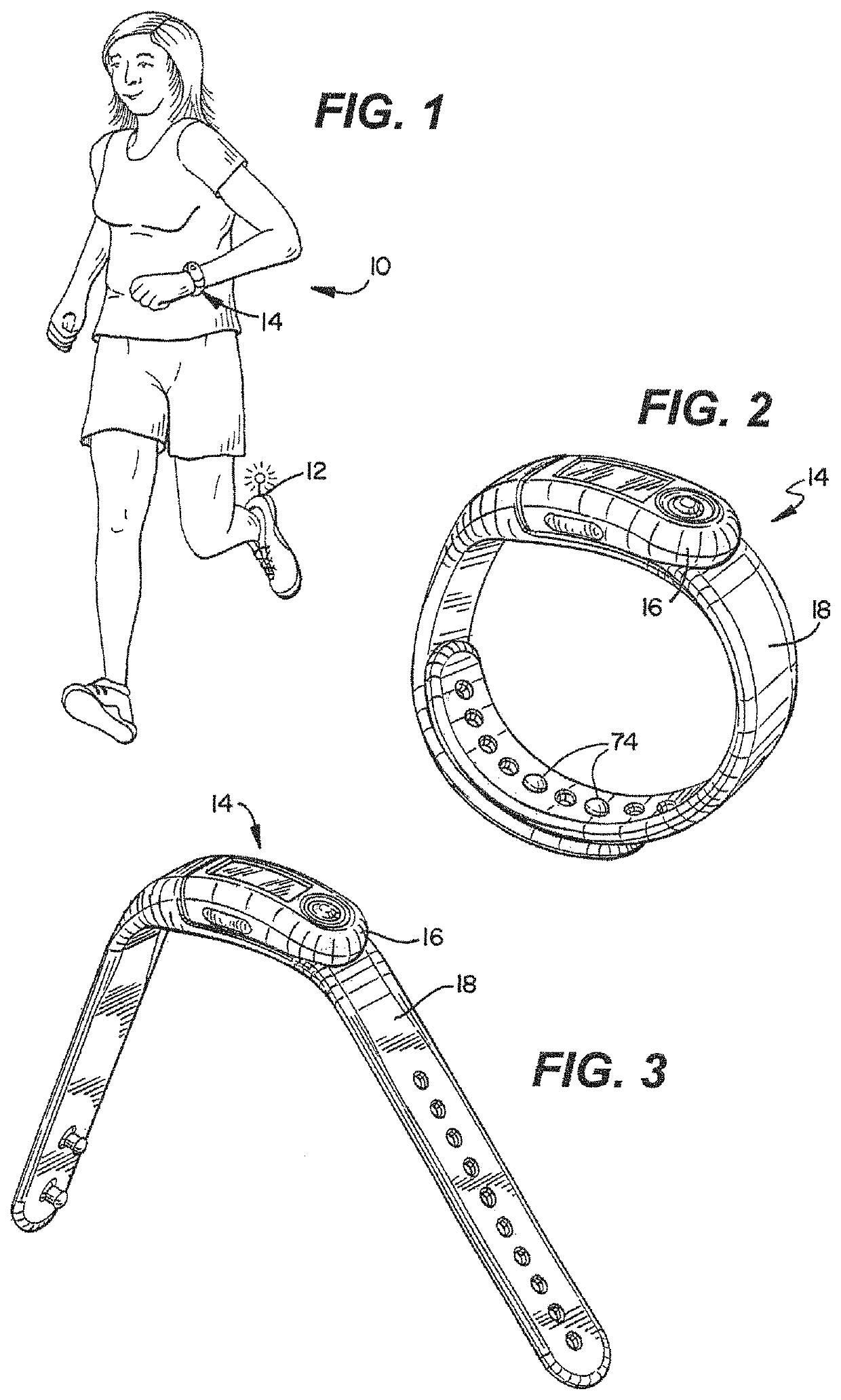 Athletic performance monitoring system utilizing heart rate information