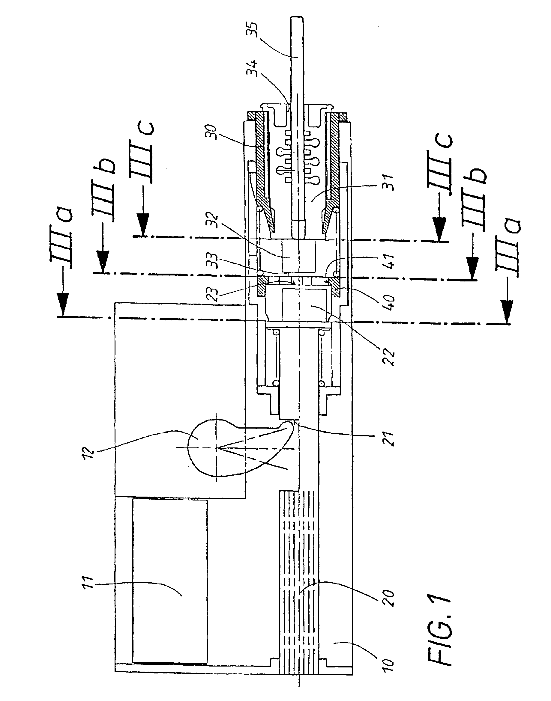 Actuating device for a lock, especially in a motor vehicle