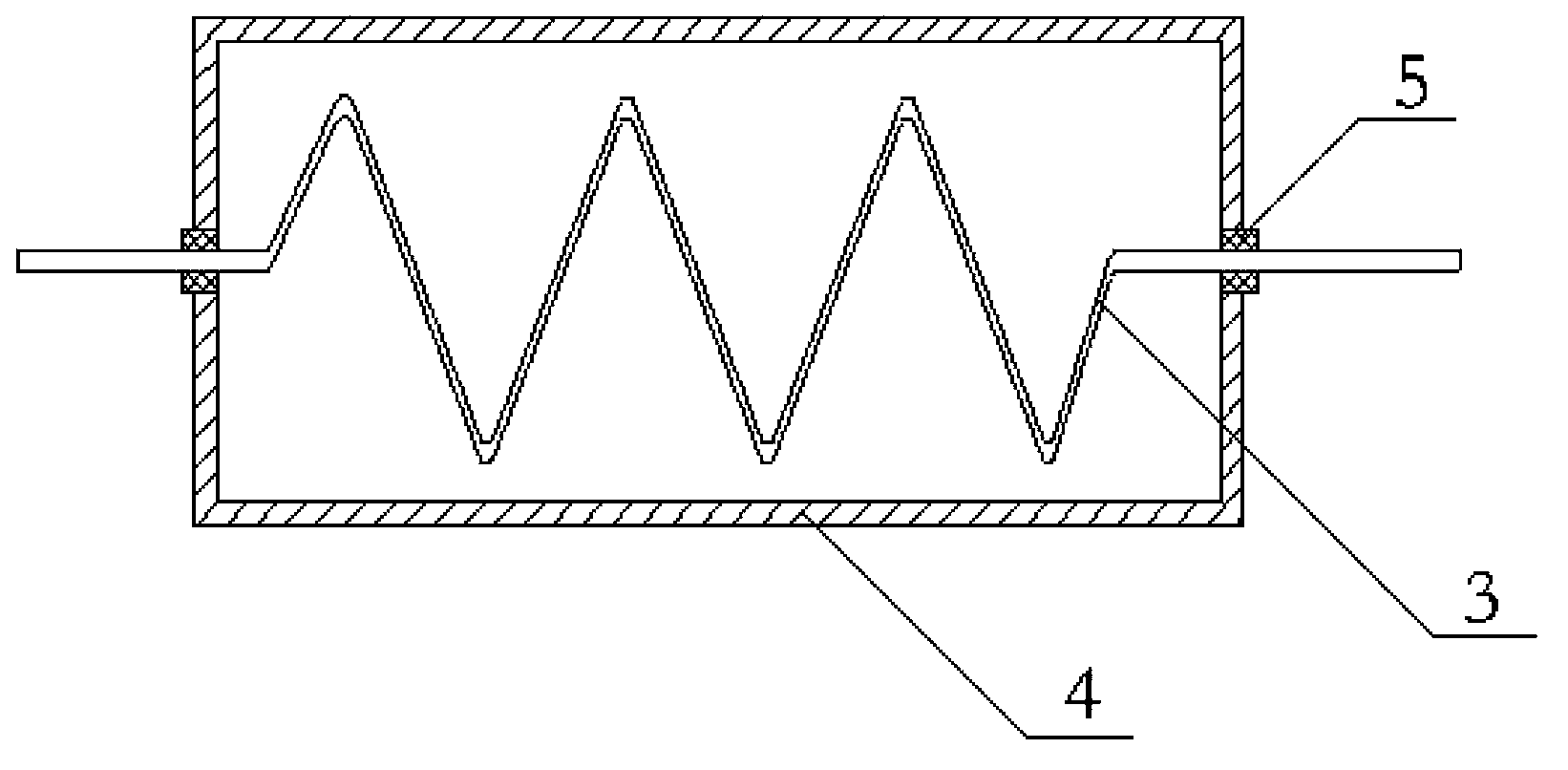 Heating roller heat-setting treatment device