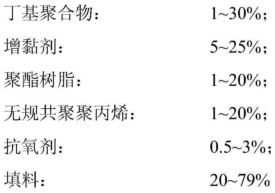 Sealing adhesive tape for double-glass photovoltaic modules and preparation method thereof