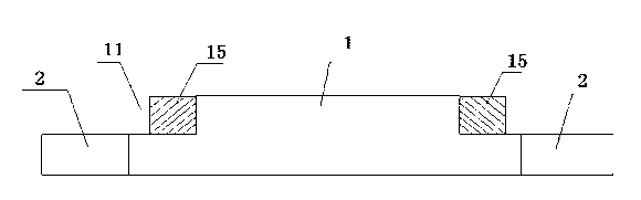 Fecal leakage plate of sow farrowing crate