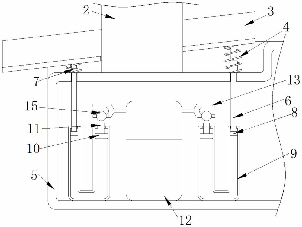 A vibrating straw briquetting machine receiving table