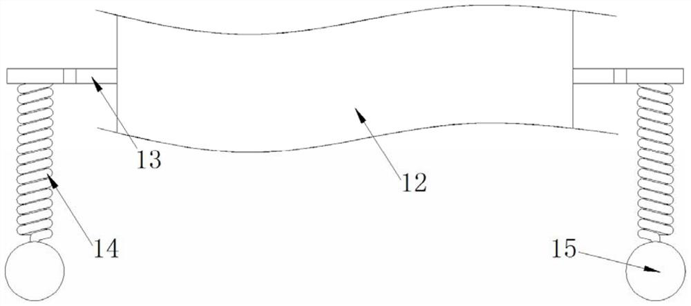 A vibrating straw briquetting machine receiving table