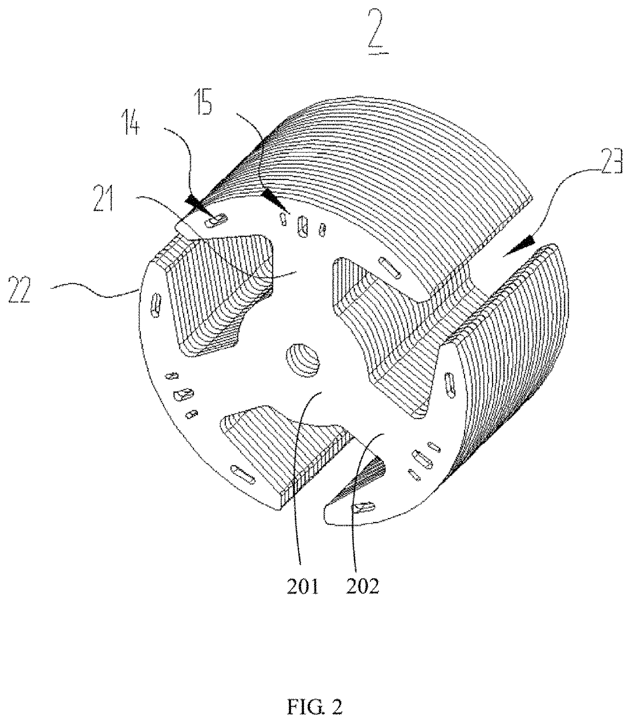 Rotor lamination and motor having the same